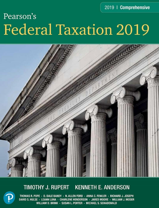 Pearson's Federal Taxation 2019 Comprehensive 32