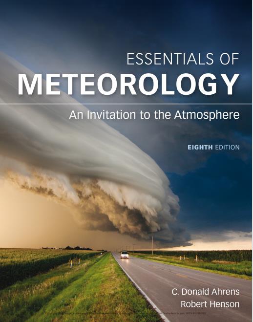 Essentials of Meteorology 8th Edition by C. Donald Ahrens
