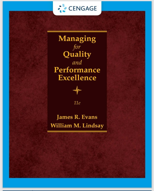 Managing For Quality And Performance Excellence 11th Edition(1)