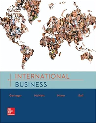 International Business 1st Edition by Michael Geringer