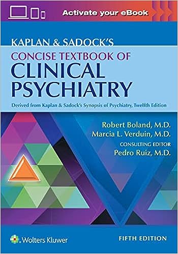 Kaplan & Sadock's Concise Textbook of Clinical Psychiatry 5th Edition