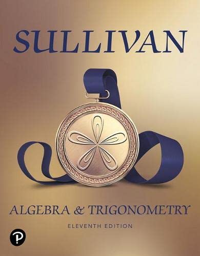 Algebra and Trigonometry 11th Edition by Michael Sullivan