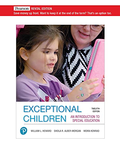 Exceptional Children An Introduction to Special Education 12th Edition by William L. Heward