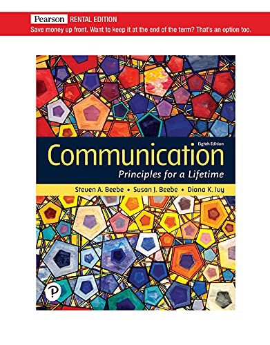 Communication Principles for a Lifetime 8th Edition