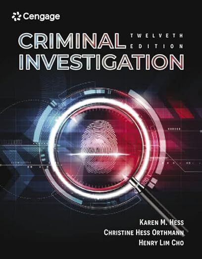 Criminal Investigation 12th Edition