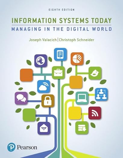Information Systems Today Managing in the Digital World 8th Edition