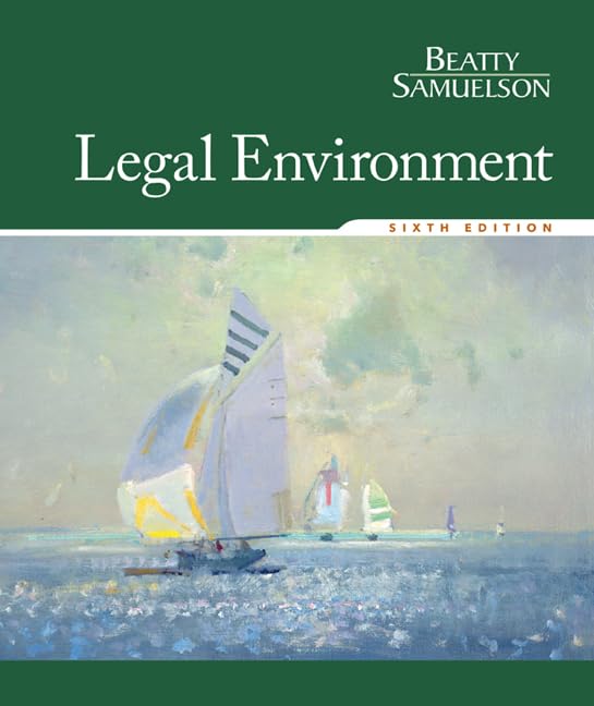 Legal Environment 6th Edition by Beatty & Samuelson