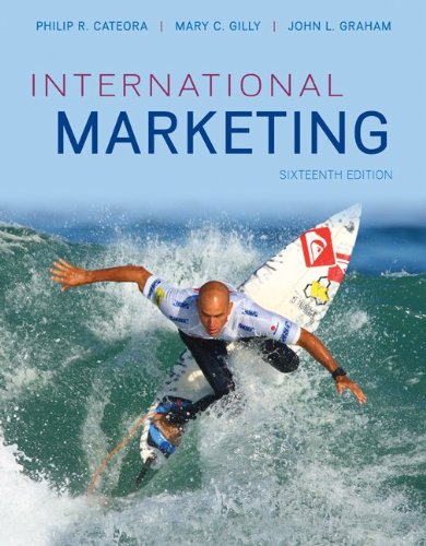 International Marketing 16e 16th Edition by Philip Cateora