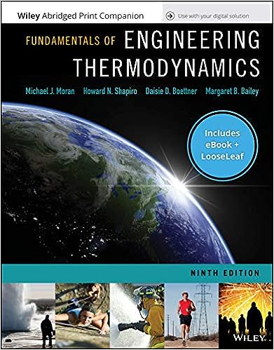 Fundamentals of Engineering Thermodynamics 9th Edition by Michael J. Moran