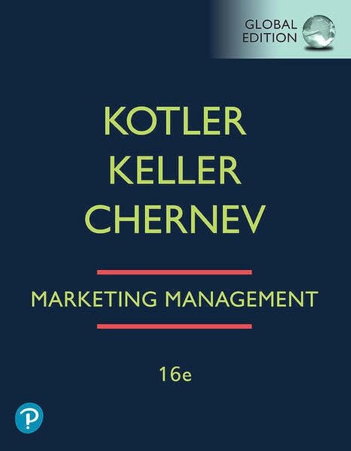 Marketing Management 16th Global Edition