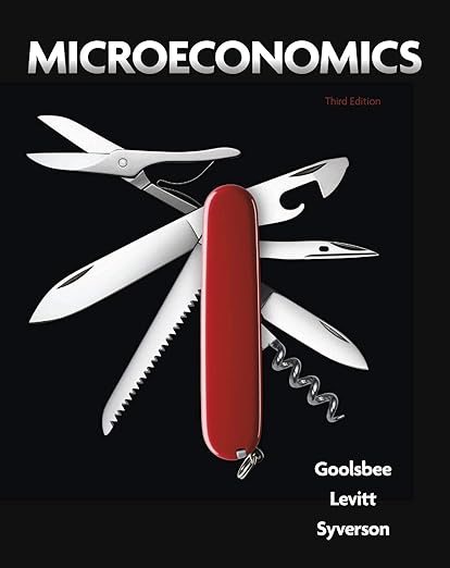 Microeconomics 3rd Edition by Austan Goolsbee