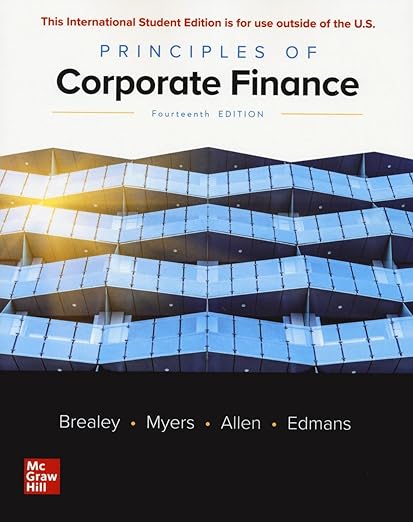 Principles of Corporate Finance14th Edition