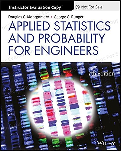 Applied Statistics and Probability for Engineers 7th Edition by Douglas C. Montgomery