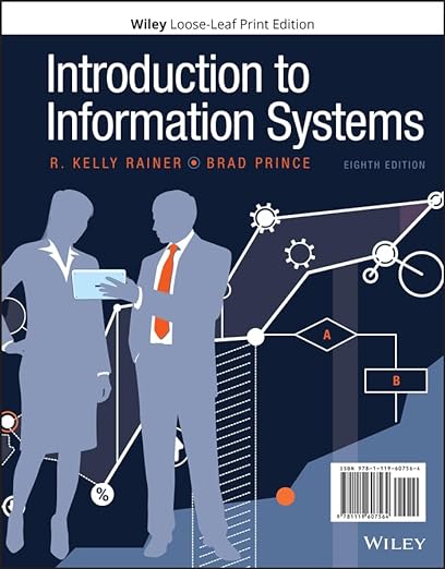 Introduction to Information Systems 8th Edition