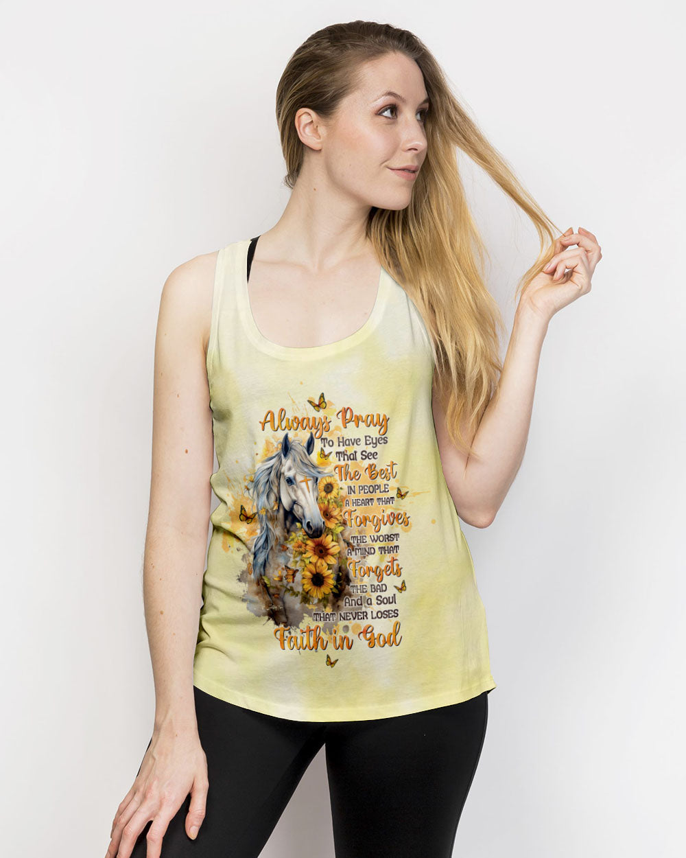 Always Pray To Have Eyes Horses Women's All Over Print Shirt - Tltw1001245