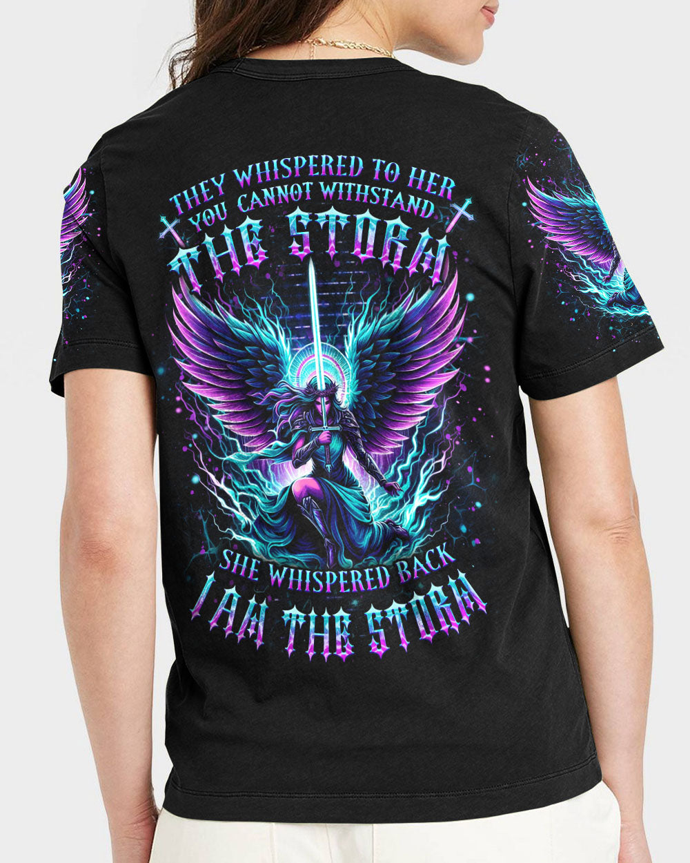 I Am The Storm Cross Women's All Over Print Shirt - Yhdu1203243