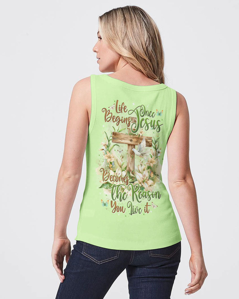 Jesus Becomes The Reason You Live It Women's All Over Print Shirt - Tytd2503245