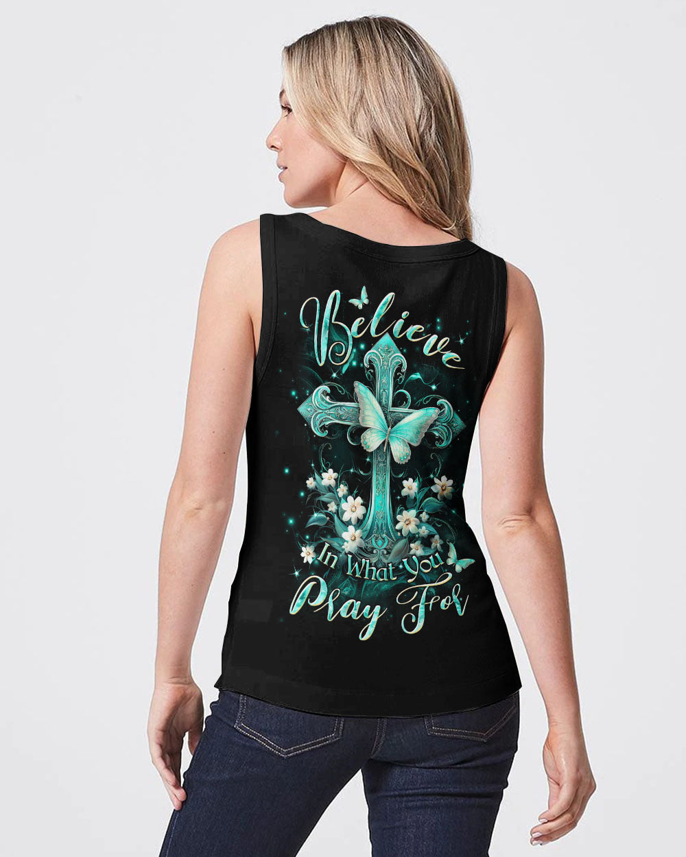 Believe In What You Pray For Women's All Over Print Shirt - Yhdu2111231