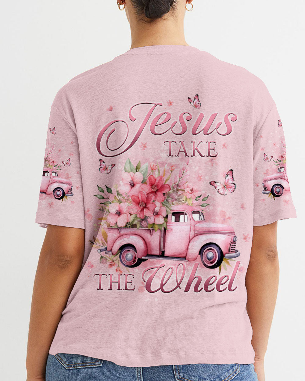 Jesus Take The Wheel Women's All Over Print Shirt - Yhkd0602241
