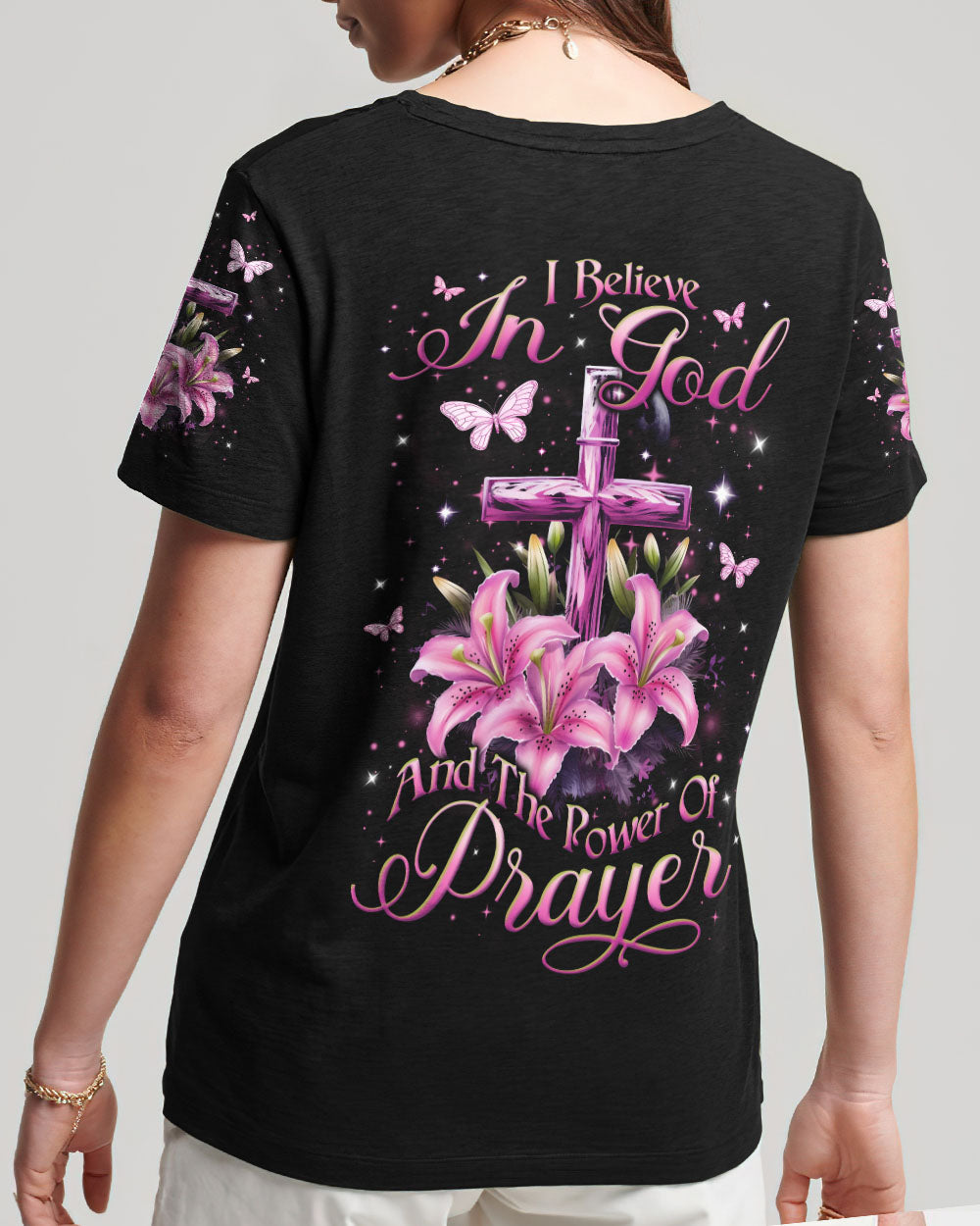 I Believe In God Women's All Over Print Shirt - Yhln0501242