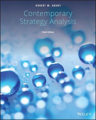 Contemporary Strategy Analysis 10-edition