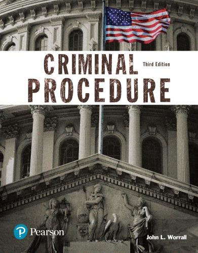 Criminal Procedure Justice Series 3Rd Edition