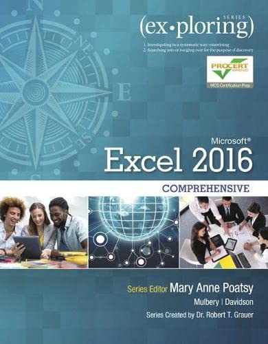 Exploring Microsoft Excel 2016 : comprehensive - 1st Edition