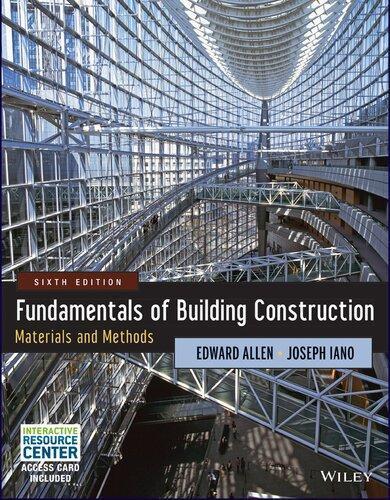 Fundamentals Of Building Construction Materials And Methods 6Th Edition