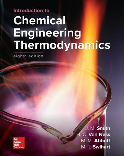 Introduction To Chemical Engineering Thermodynamics 8Th Edition