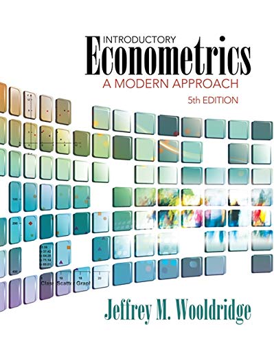Introductory Econometrics: A Modern Approach - 5th Edition