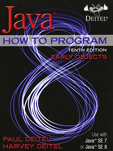 Java How to Program, Early Objects