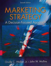 Marketing strategy: a decision-focused approach