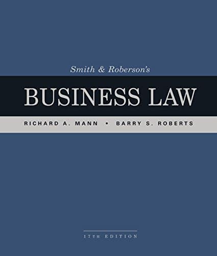 Smith and Roberson's Business Law 17-edition