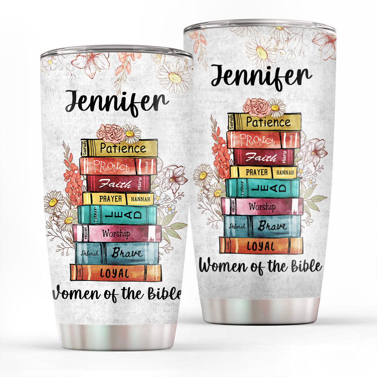 Christian Faith Gifts | Stainless Steel Tumbler | Women Of The Bible SSTNAHN1004B