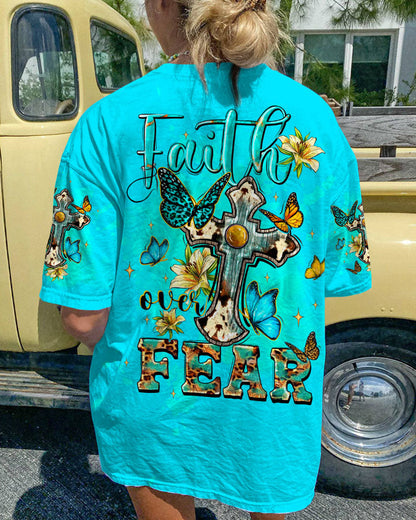 Faith Over Fear Women's All Over Print Shirt - Tltw1309235