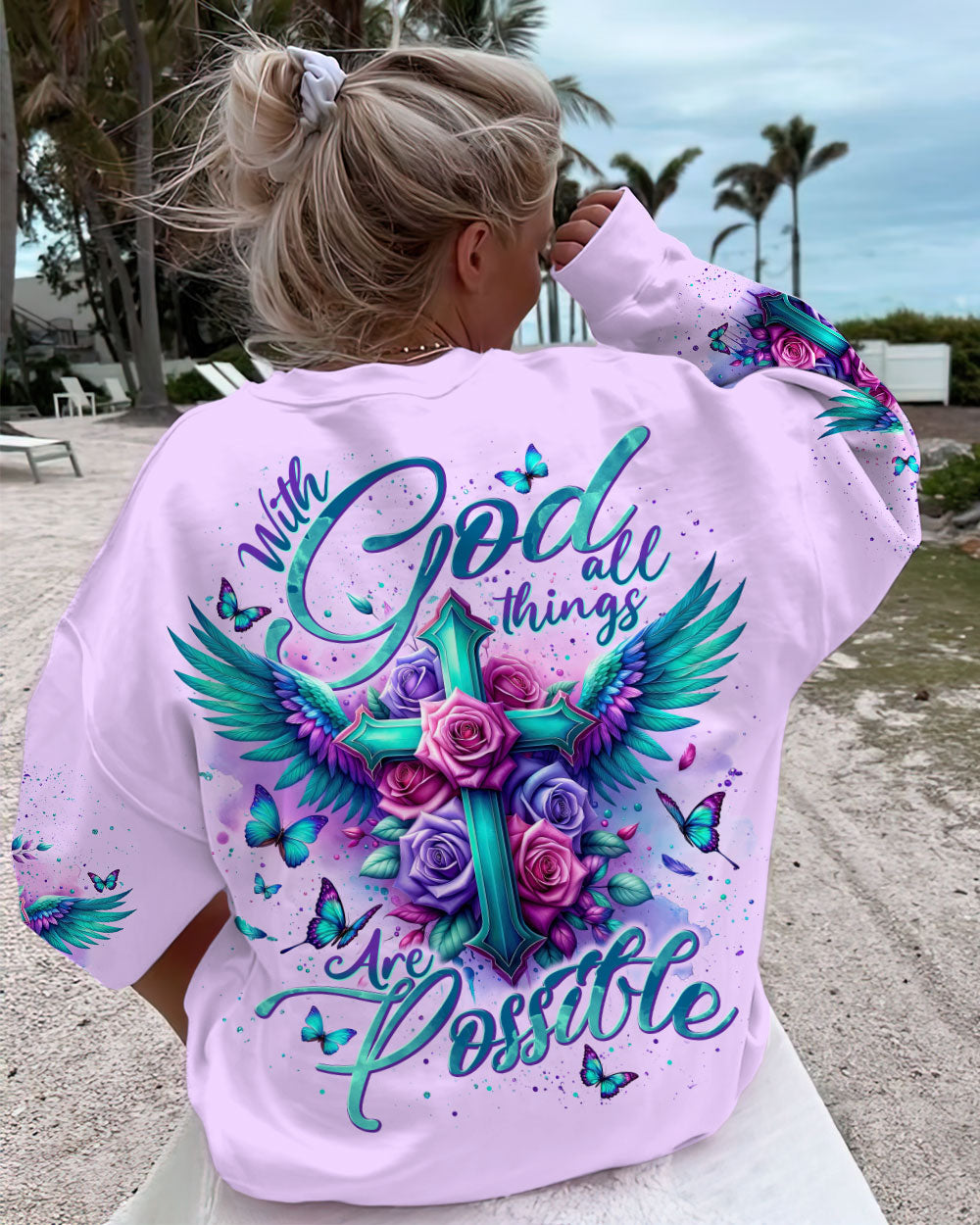 With God All Things Are Possible Women's All Over Print Shirt - Tlnt2010232