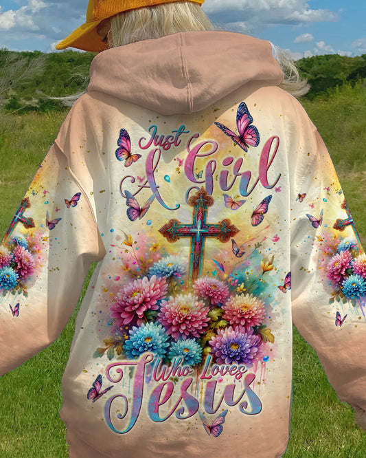 Just A Girl Who Loves Jesus Women's All Over Print Shirt - Tlnt1011234