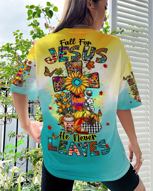 Fall For Jesus Autumn Women's All Over Print Shirt - Tltr0408231