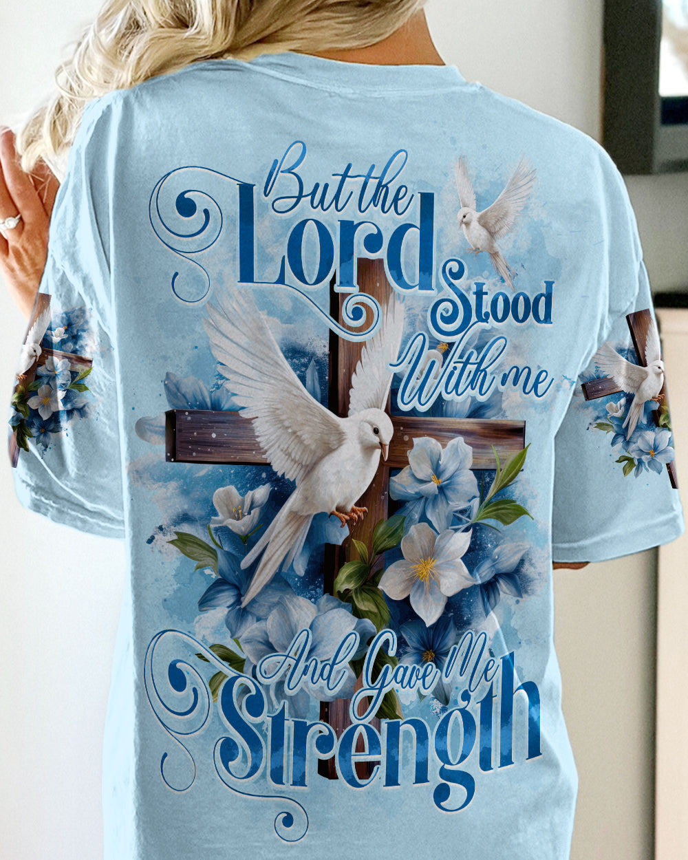 Lord Stood With Me Women's All Over Print Shirt - Tytd1708232