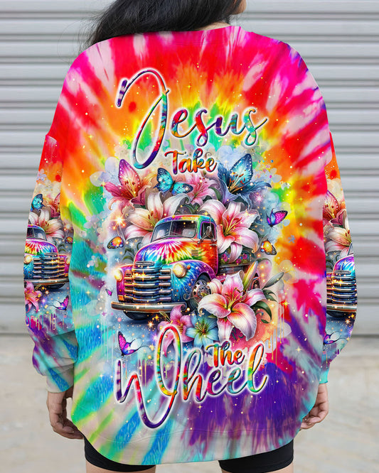 Jesus Take The Wheel Lilies Women's All Over Print Shirt - Tlnt2602242