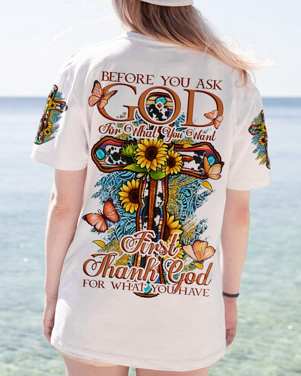 Thank God For What You Have Women's All Over Print Shirt - Tytd0807231