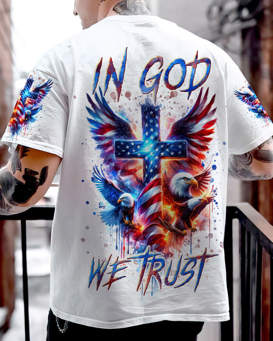 In God We Trust Eagle Men's All Over Print Shirt - Tlnt1801242