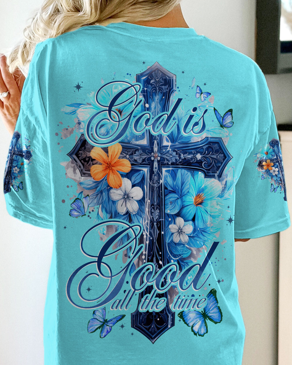 God Is Good All The Time Women's All Over Print Shirt - Tytd2809231