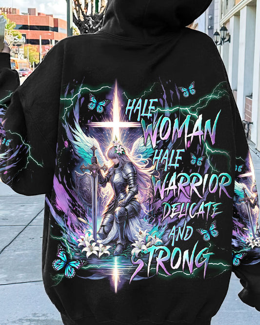 Half Woman Half Warrior Women's All Over Print Shirt - Tlnt2011233