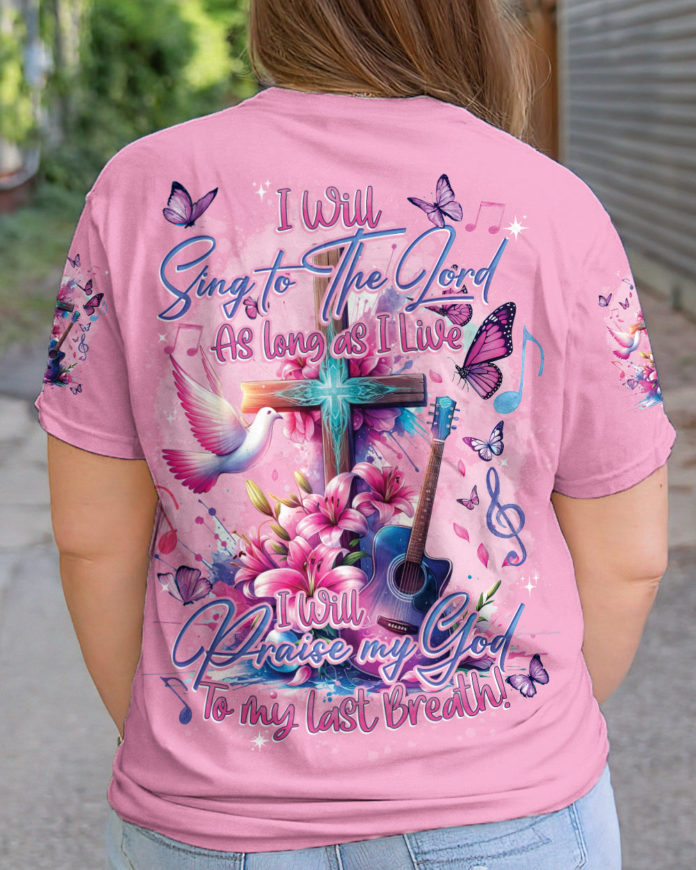 Praise My God To My Last Breath Women's All Over Print Shirt - Tytd1801241