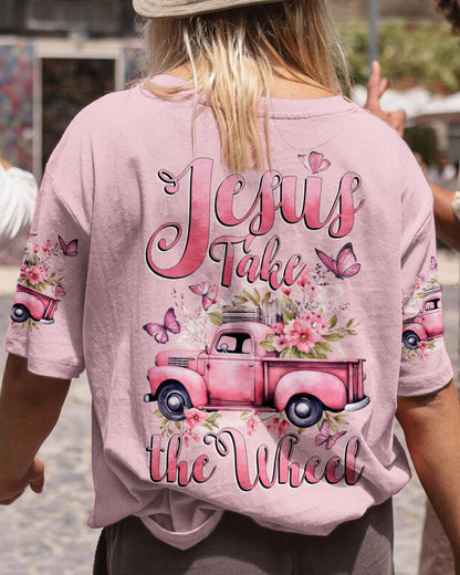 Jesus Take The Wheel Women's All Over Print Shirt - Tytd2111232