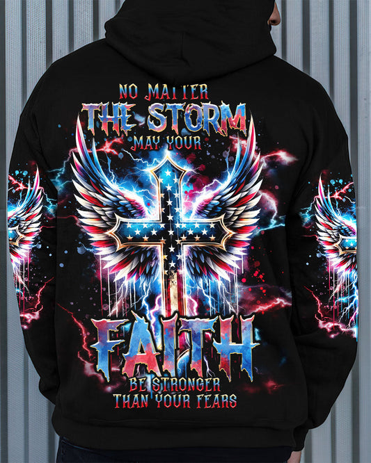 No Matter The Storm Men's All Over Print Shirt - Tlnt1201244