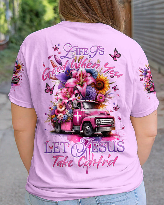 Jesus Take Control Women's All Over Print Shirt - Tytd2011232