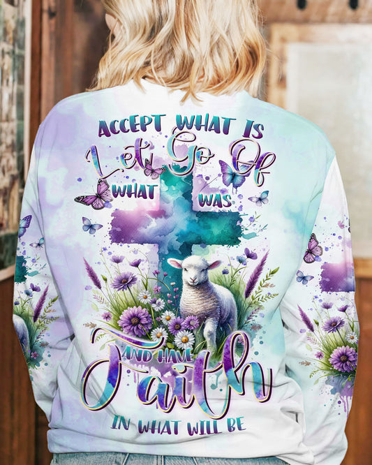 Accept What Is Let Go Of What Was Lamb Women's All Over Print Shirt - Tltr2012231