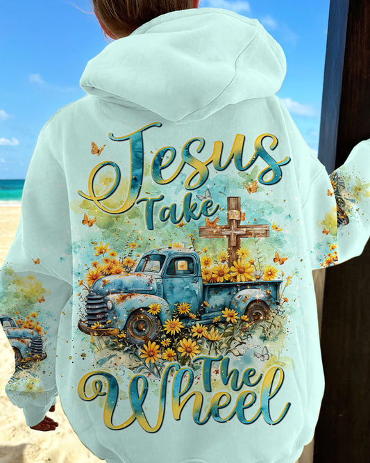 Jesus Take The Wheel Women's All Over Print Shirt - Tlnt0803243